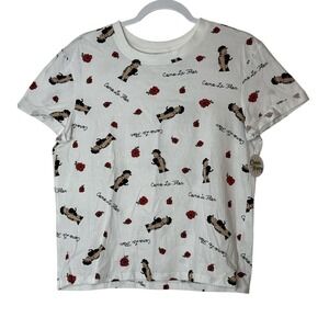 Vibe n SELENA T-Shirt Graphic Women Médium Top Como La Flor Short‎ Sleeve New